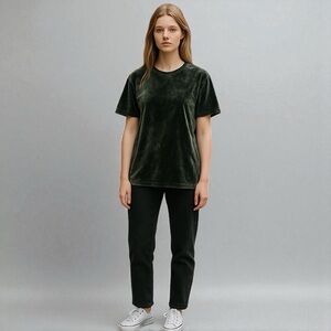 J Jill XL Womens Short Sleeve Top Green